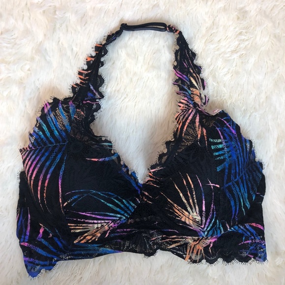 PINK Victoria's Secret Other - New Pink Victoria’s Secret Lace Palm Leaf Bralette
